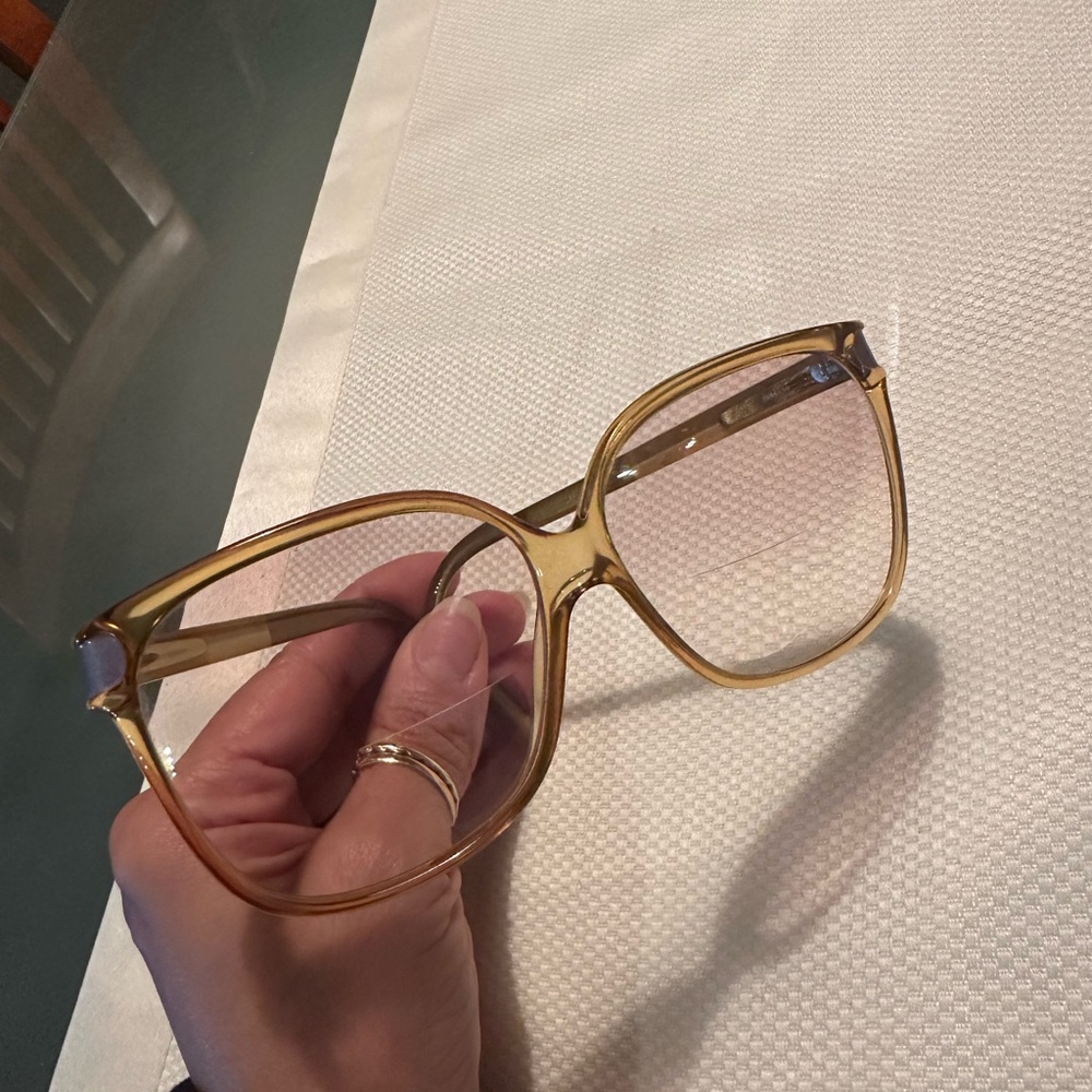 Vintage Dior Gold-Tinted Sunglasses - Picture 2 of 9